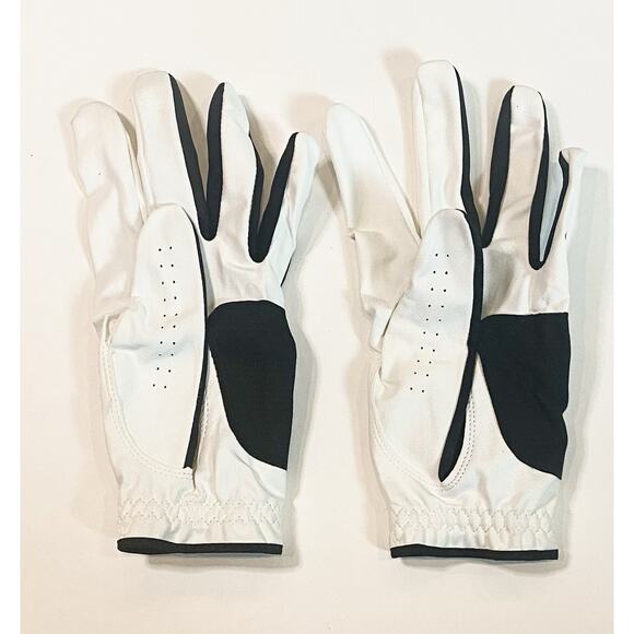 2 Callaway XTT Xtreme White/Black Golf Gloves Mens Medium Left Hand New - Picture 3 of 6